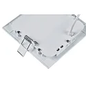 SLV LED Ceiling recessed luminaire SENSER 12 LED, square, 440lm, IP20, white, 3000K