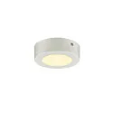 LED Wall / Ceiling luminaire SENSER 12 CW, round, IP20, white, 8,2W, 3000K, 480lm