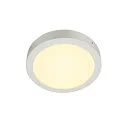 LED Wand-/Deckenleuchte SENSER 24 CW, rund, 15W, IP20, weiß, 15W 3000K