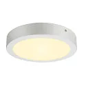 SLV LED Wand-/Deckenleuchte SENSER 24 CW, rund, 15W, IP20, weiß, 15W 3000K