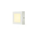 SLV LED Wand-/Deckenleuchte SENSER 12 CW, eckig, IP20, weiß, 8.2W 3000K