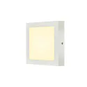 LED Wall / Ceiling luminaire SENSER 18 CW, square, 880lm, IP20, white, 12W, 3000K