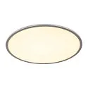 SLV LED Deckenleuchte PANEL 60 DALI LED, rund, 42W, 110°, 3000K, 3150lm, grau