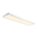 SLV LED Deckenleuchte PANEL DALI LED, 1200x300mm, 45W, 90°, 3000K, 3100lm, weiß