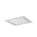 SLV LED Deckeneinbauleuchte LED PAVONO 600x600, 100°, UGR 16, weiß, 4000K, 3350lm