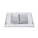 LED Ceiling recessed luminaire LED PAVONO 620x620, 100°, UGR 16, white, 3000K, 3200lm
