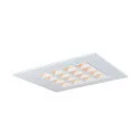 LED Ceiling recessed luminaire LED PAVONO 620x620, 100°, UGR 16, white, 3000K, 3200lm