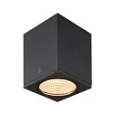 SLV Premium-LED Outdoor Deckenleuchte ENOLA SQUARE CCT, IP65 IK02, Größe S, 9W 3000/4000K 510/580lm 38°, CRi>90, Anthrazit