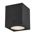 SLV Premium-LED Outdoor Deckenleuchte ENOLA SQUARE CCT, IP65 IK02, Größe M, 10W 3000/4000K 700/800lm 38°, CRi>90, Anthrazit