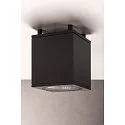 SLV Premium-LED Outdoor Deckenleuchte ENOLA SQUARE CCT, IP65 IK02, Größe M, 10W 3000/4000K 700/800lm 38°, CRi>90, Anthrazit