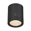 SLV Premium-LED Outdoor Ceiling luminaire ENOLA ROUND CCT, IP65 IK02, M-size, 10W 3000 / 4000K 700 / 800lm 38, CRi>90, anthracite