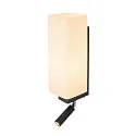SLV Wandleuchte QUADRASS SPOT Indoor, E27, mit LED Spot 2W, 3000K, 200lm, schwarz