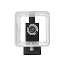 SLV Wandleuchte QUADRASS SPOT Indoor, E27, mit LED Spot 2W, 3000K, 200lm, schwarz