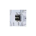 Outdoor LED Wand-/Deckenleuchte AINOS SQUARE, IP65, 30 x 30cm, 17W 3000/4000K (CCT Switch) 1300lm, anthrazit / opal
