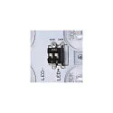 LED Wall / Ceiling luminaire AINOS SQUARE SENSOR Outdoor, 18W, 1300lm, CCT switch 3000/4000K, white