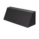 SLV Outdoor LED Wandleuchte PEMA® WL CCT SWITCH, IP65 IK02, Trapez, 16W 3000/4000K 1340/1420lm, schaltbar, schwarz