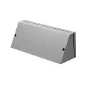 SLV LED Wandleuchte PEMA® Outdoor,16W, 1260/1400lm, CCT switch 3000/4000K, silbergrau