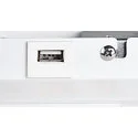SLV LED Wandleuchte SOMNILA SPOT Indoor, 13W, 3000K, Spot 65lm,  inkl. USB Anschluss, Spot links, weiß, Back light 646lm