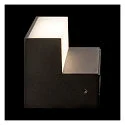 SLV LED Außenwandleuchte L-LINE OUT WL, IP65 IK02, 7W 3000/4000K (CCT Switch) 500/570lm, Anthrazit