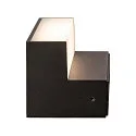 SLV LED Außenwandleuchte L-LINE OUT WL, IP65 IK02, 7W 3000/4000K (CCT Switch) 500/570lm, Anthrazit