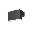 SLV LED Außenwandleuchte L-LINE OUT WL, IP65 IK02, 7W 3000/4000K (CCT Switch) 500/570lm, Anthrazit