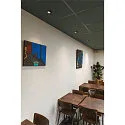 SLV LED Deckeneinbauleuchte NUMINOS DL M, 2700K, IP20, dreh-/schwenkbar, 40°, 1550lm, UGR 17, Schwarz / Chrom