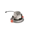 SLV LED Deckeneinbauleuchte NUMINOS DL M, 2700K, IP20, dreh-/schwenkbar, 20°, 1550lm, UGR 17, Weiß / Chrom