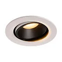 LED Deckeneinbauleuchte NUMINOS DL L, 2700K, IP20, dreh-/schwenkbar, 40°, 2150lm, UGR 20, Weiß / Schwarz