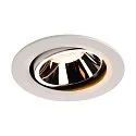 LED Deckeneinbauleuchte NUMINOS DL L, 2700K, IP20, dreh-/schwenkbar, 55°, 2150lm, UGR 19, Weiß / Chrom
