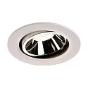 LED Deckeneinbauleuchte NUMINOS DL L, 4000K, IP20, dreh-/schwenkbar, 20°, 2350lm, UGR 17, Weiß / Chrom