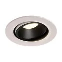 LED Deckeneinbauleuchte NUMINOS DL L, 4000K, IP20, dreh-/schwenkbar, 55°, 2350lm, UGR 23, Weiß / Schwarz