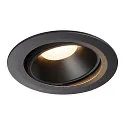 LED Deckeneinbauleuchte NUMINOS DL XL, 3000K, IP20, dreh-/schwenkbar, 40°, 3300lm, UGR 21, Schwarz / Schwarz