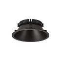 SLV LED Deckeneinbauleuchte NUMINOS DL XL, 3000K, IP20, dreh-/schwenkbar, 40°, 3300lm, UGR 21, Schwarz / Schwarz