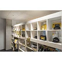 SLV LED Ceiling recessed luminaire NUMINOS DL XL, 3000K, IP20, rotatable / pivotable, 20°, 3500lm, UGR 17, white/chrome