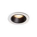 LED Deckeneinbauleuchte NUMINOS DL S, 2700K, IP20, 20°, 670lm, UGR 18, Weiß / Schwarz