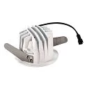 SLV LED Deckeneinbauleuchte NUMINOS DL S, 2700K, IP20, 20°, 670lm, UGR 18, Weiß / Schwarz