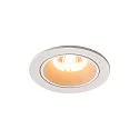 LED Deckeneinbauleuchte NUMINOS DL S, 2700K, IP20, 40°, 720lm, UGR 18, Weiß / Weiß