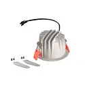 SLV LED Deckeneinbauleuchte NUMINOS DL S, 2700K, IP20, 40°, 720lm, UGR 18, Weiß / Weiß