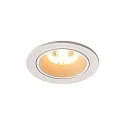 LED Deckeneinbauleuchte NUMINOS DL S, 250mA, CRi >90, IP44 IK02, ohne BG, 8.6W 3000K 730lm 55°, UGR <22, Weiß / Weiß