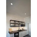 SLV LED Deckeneinbauleuchte NUMINOS DL S, 4000K, IP20, 20°, 790lm, UGR 19, Weiß / Weiß