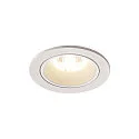 LED Deckeneinbauleuchte NUMINOS DL S, 4000K, IP20, 40°, 790lm, UGR 18, Weiß / Weiß