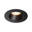 LED Deckeneinbauleuchte NUMINOS DL M, 2700K, IP20, 20°, 1460lm, UGR 19, Schwarz / Schwarz