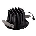 LED Deckeneinbauleuchte NUMINOS DL M, 2700K, IP20, 20°, 1460lm, UGR 19, Schwarz / Schwarz