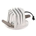 SLV LED Ceiling recessed luminaire NUMINOS DL M, 2700K, IP20, 20°, 1460lm, UGR 19, white/black