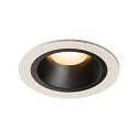 LED Deckeneinbauleuchte NUMINOS DL M, 2700K, IP20, 55°, 1460lm, UGR 21, Weiß / Schwarz