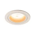 LED Deckeneinbauleuchte NUMINOS DL M, 2700K, IP20, 55°, 1600lm, UGR 20, Weiß / Weiß