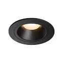 LED Deckeneinbauleuchte NUMINOS DL M, 3000K, IP20, 20°, 1500lm, UGR 19, Schwarz / Schwarz