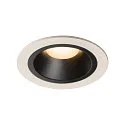 LED Deckeneinbauleuchte NUMINOS DL M, 3000K, IP20, 55°, 1500lm, UGR 21, Weiß / Schwarz