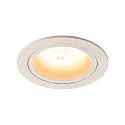LED Deckeneinbauleuchte NUMINOS DL M, 3000K, IP20, 55°, 1600lm, UGR 21, Weiß / Weiß