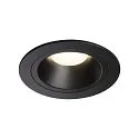 LED Deckeneinbauleuchte NUMINOS DL M, 4000K, IP20, 20°, 1600lm, UGR 19, Schwarz / Schwarz